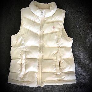 Puffy cream women’s vest